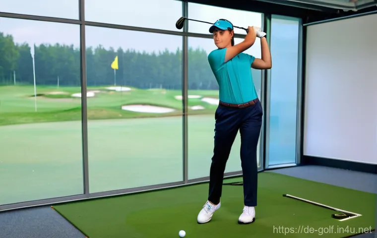 초보자에게 추천하는 골프 코스 구성 - **Prompt:** A diverse group of adult beginner golfers, dressed in comfortable and appropriate athlet...