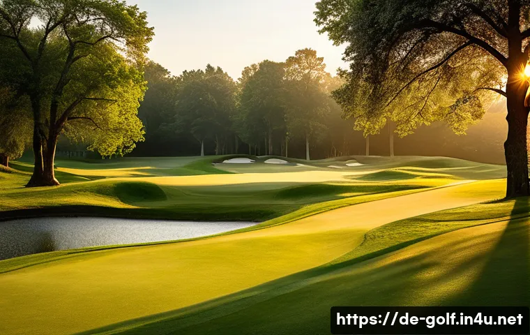 골프장 부킹 팁과 주의점 - **Prompt 1: Serene Morning Golf in Germany**
    A tranquil scene on a beautifully manicured German ...